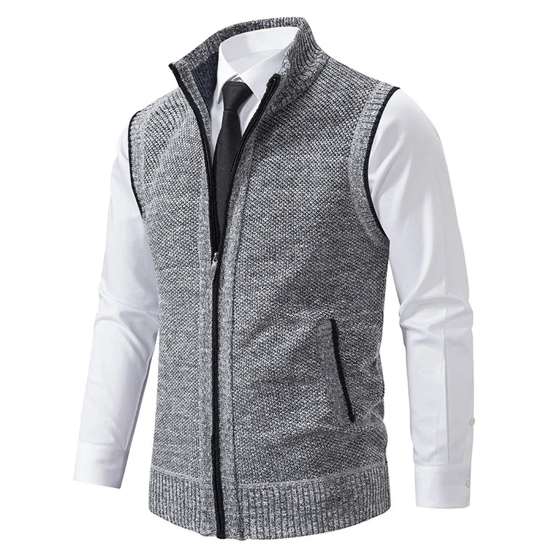 Warme Strickweste für Herren – Alden
