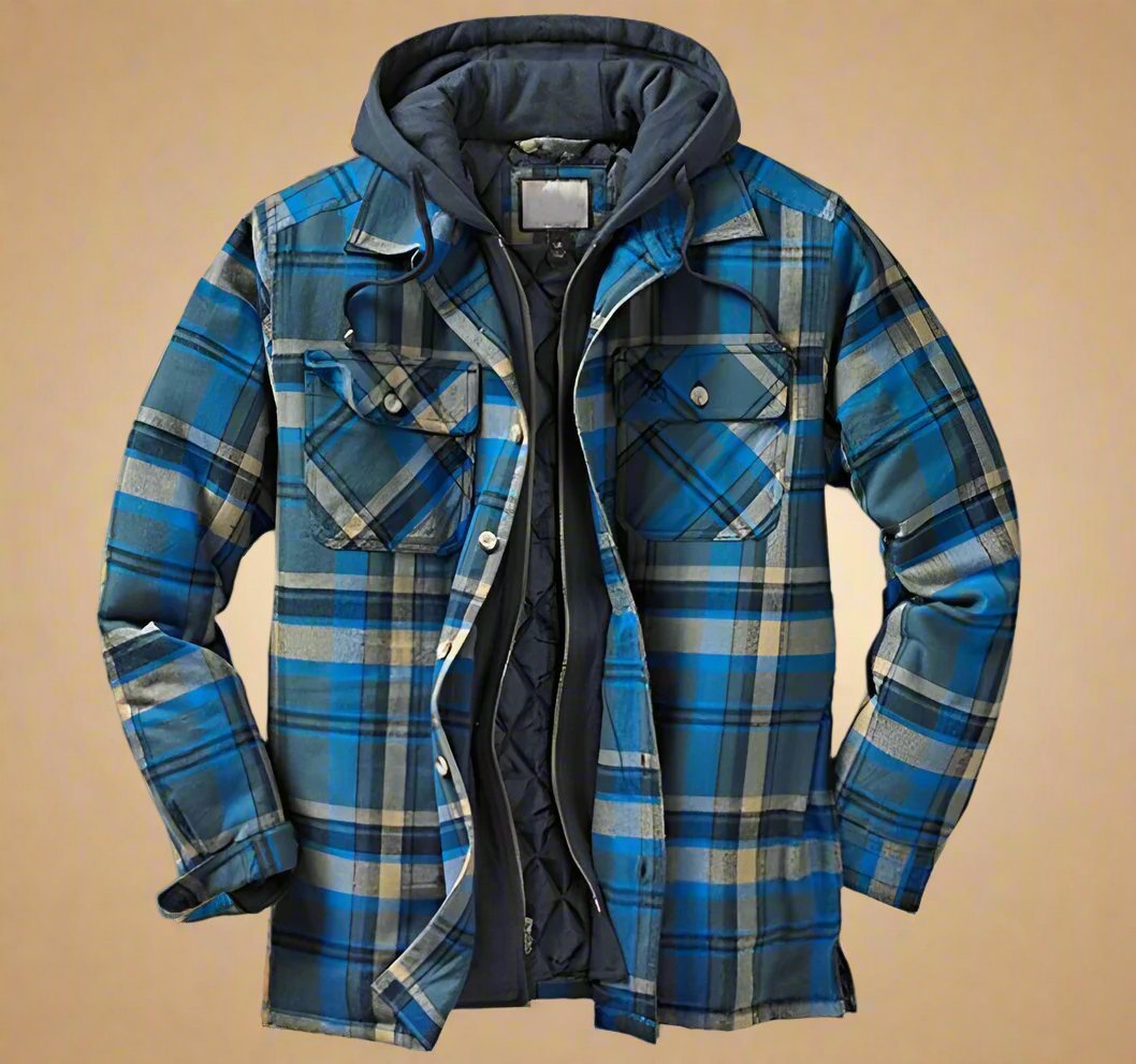 Emanuel Herren Winterjacke aus Flanell