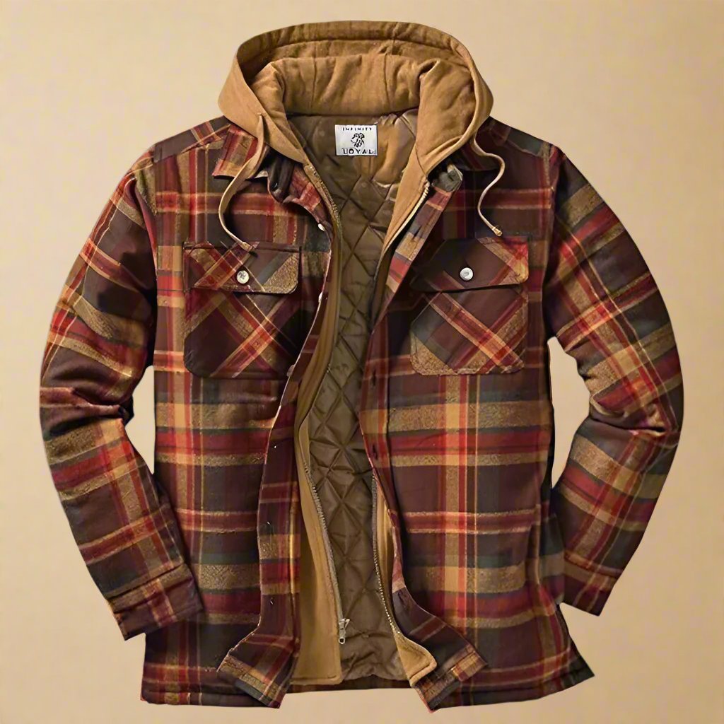 Emanuel Herren Winterjacke aus Flanell