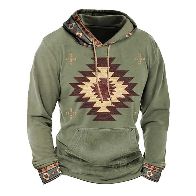 Siegbert Herren Kapuzenpullover im Vintage-Stil