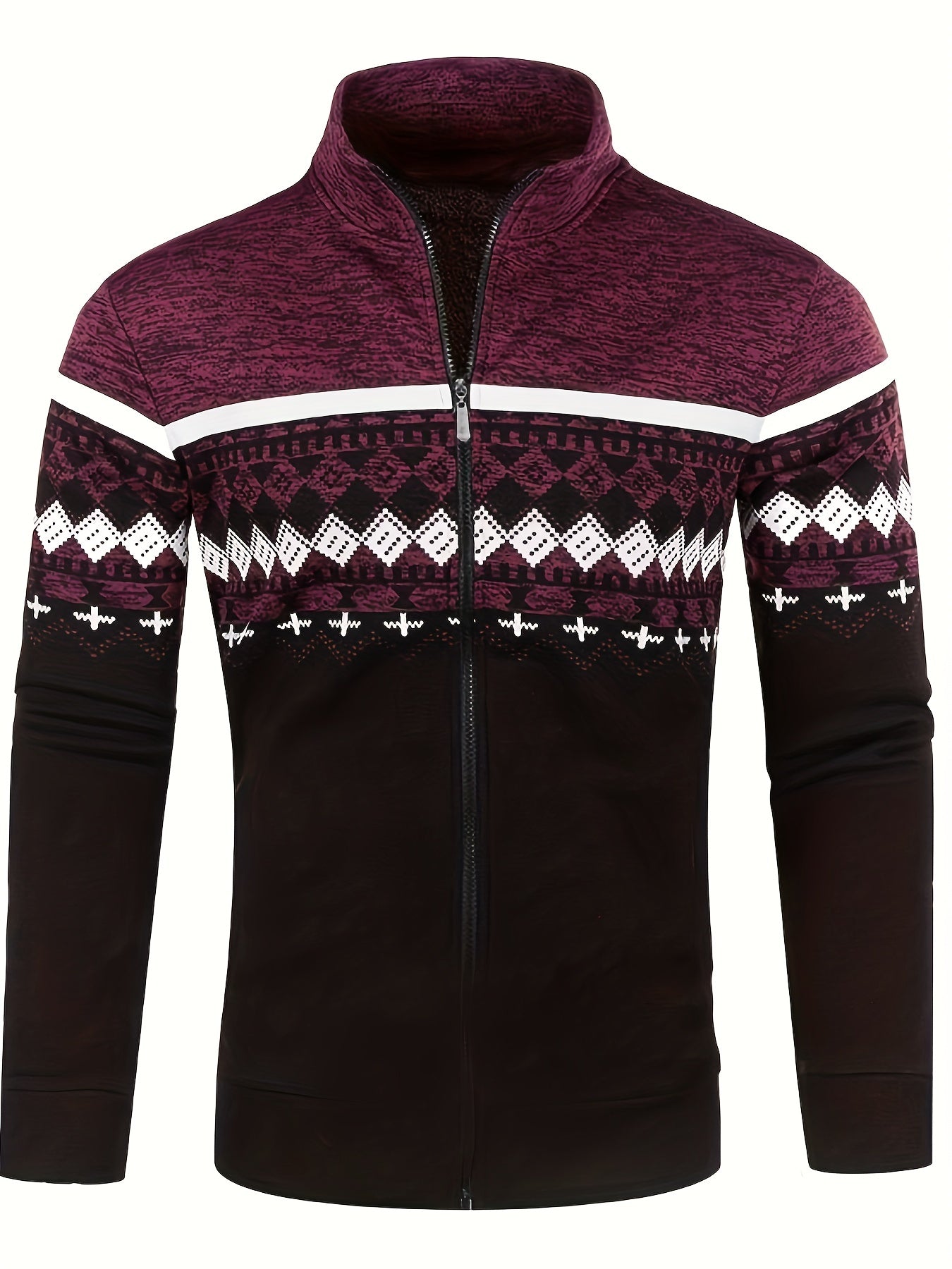 Retro-Pullover für Herren mit Reißverschluss von Titus