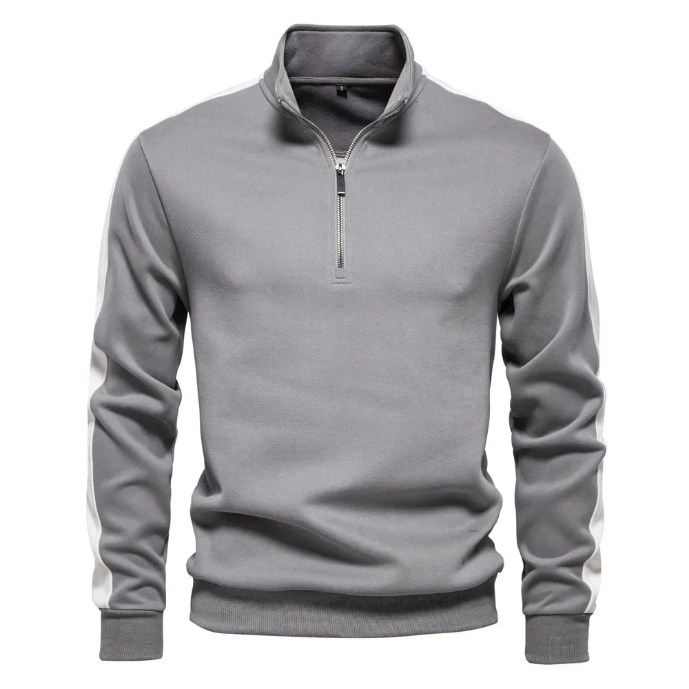 Herren-Pullover mit 1/4-Reißverschluss - Eugen