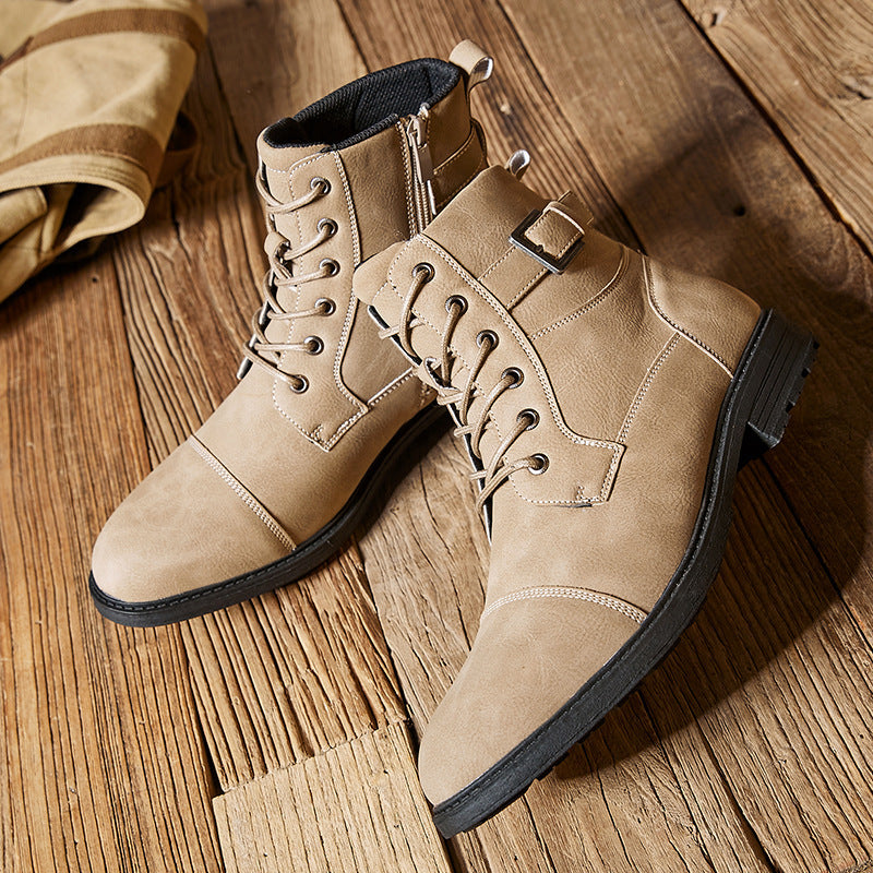 Kurt: Herren-Lederstiefel aus echtem Leder