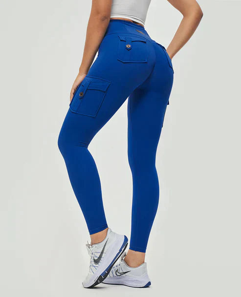 Jeana High-Waisted Cargo Leggings