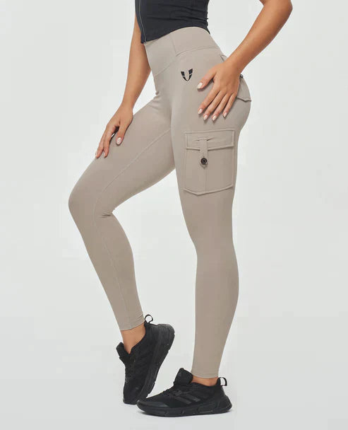 Jeana High-Waisted Cargo Leggings