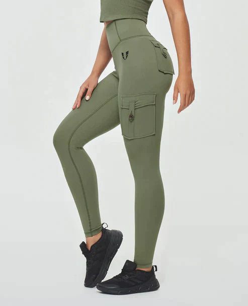 Jeana High-Waisted Cargo Leggings