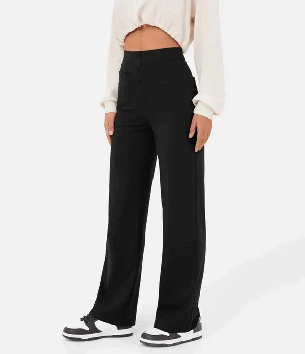 Alma Damenhose mit Knöpfen