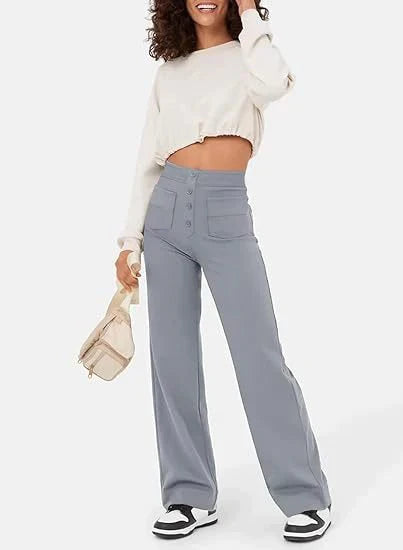 Alma Damenhose mit Knöpfen