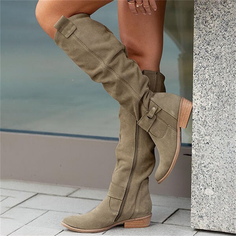 Krohn-e | Bequeme Cowboy Stiefel mit Verspielten Details und Eleganter Ausstrahlung