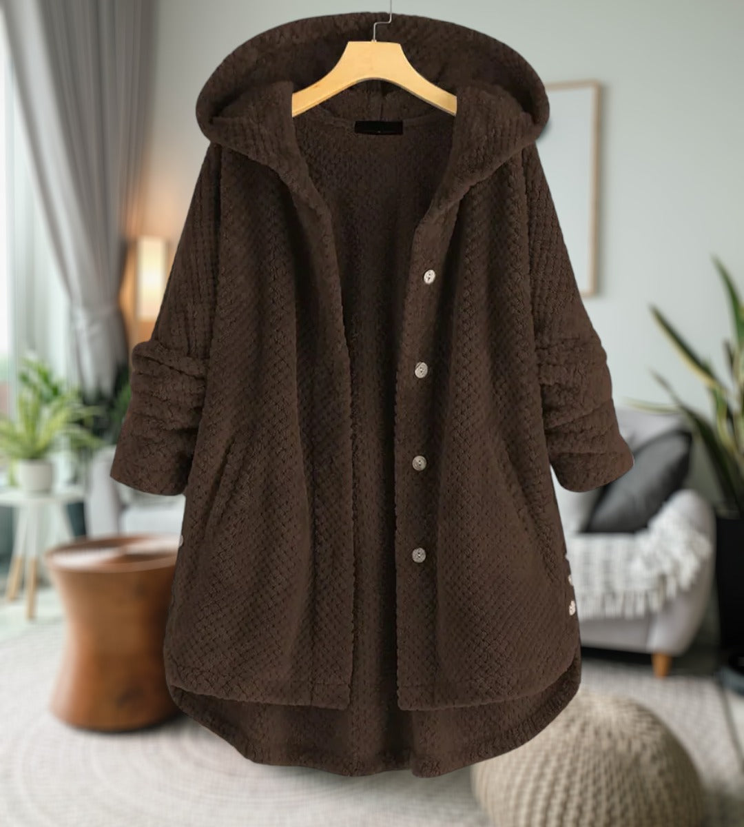 Krohn-e | Damen Fleecejacke Teddyjacke