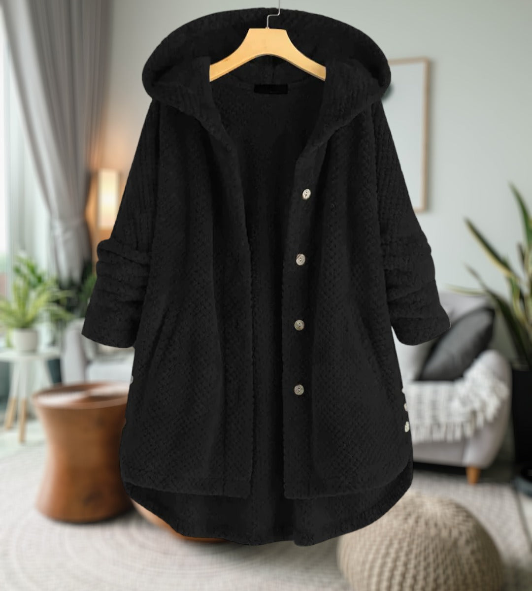 Krohn-e | Damen Fleecejacke Teddyjacke