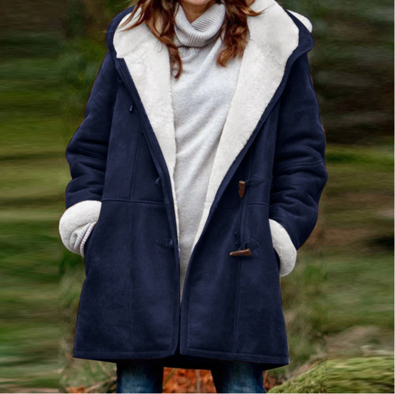 Krohn-e | Gemütliche Winter-Hoodiejacke für Damen