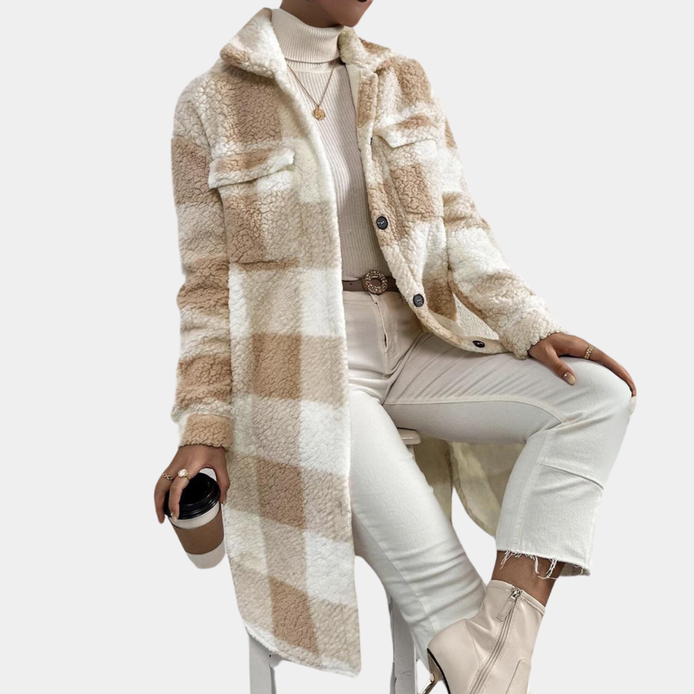 Krohn-e | Leichte Teddyjacke für Damen im Winter