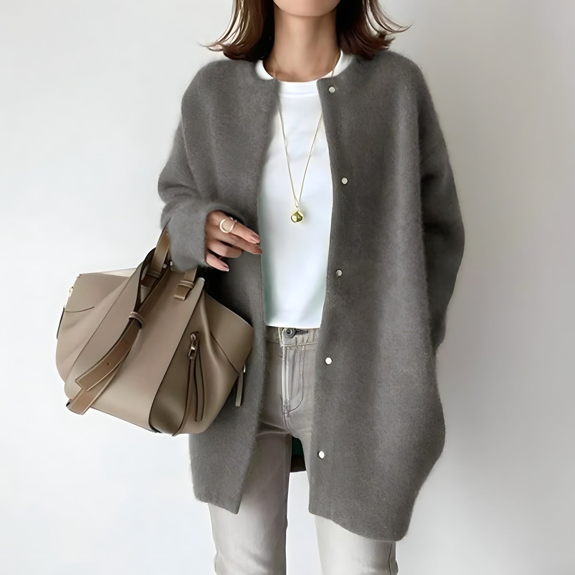 Krohn-e | Strickjacke mit Knopfleiste