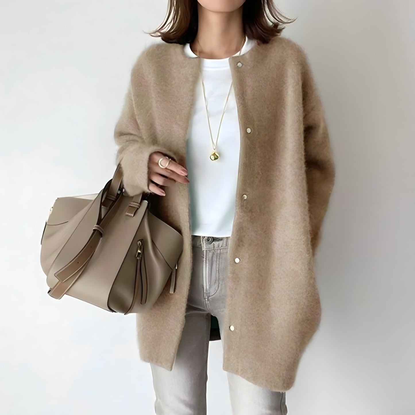 Krohn-e | Strickjacke mit Knopfleiste