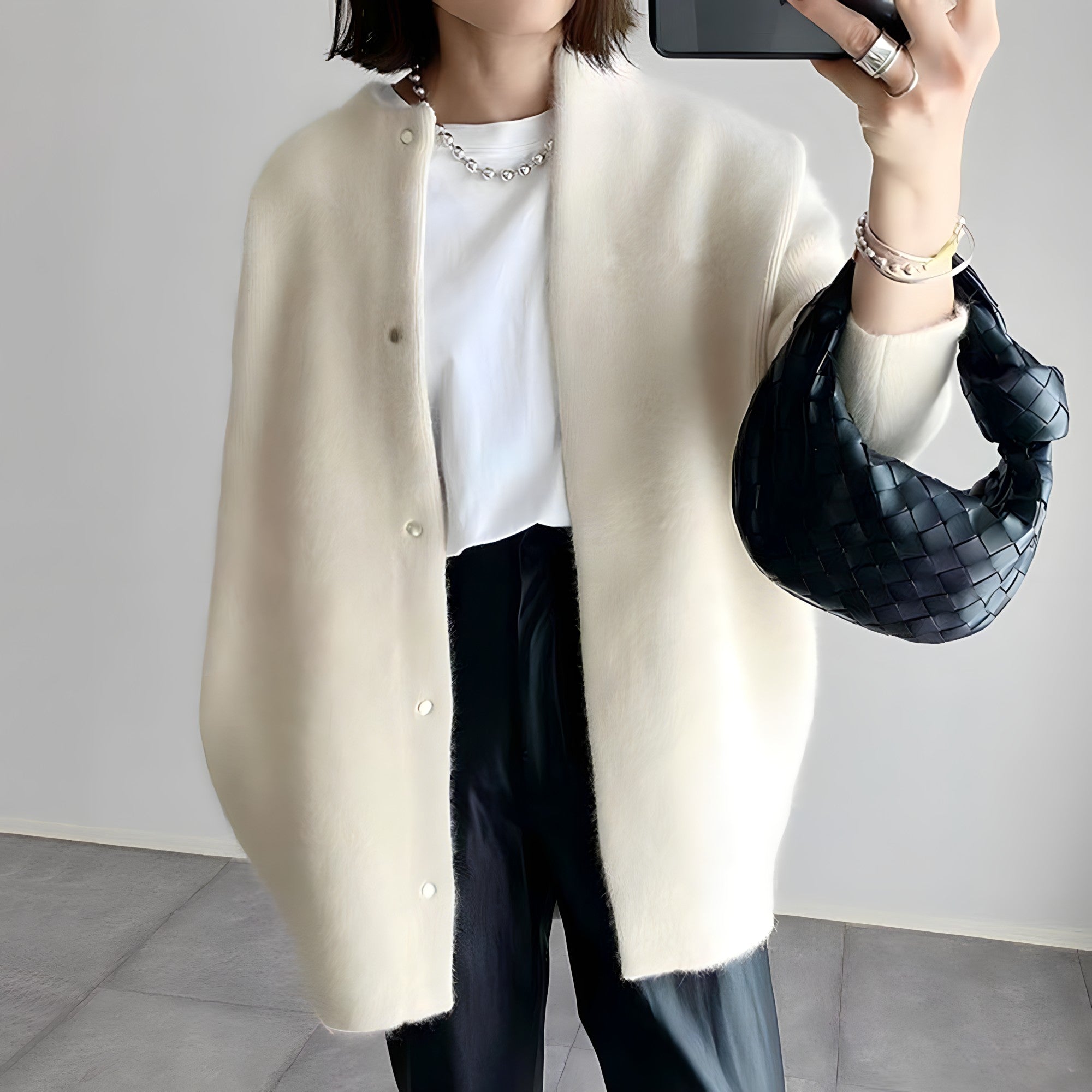 Krohn-e | Strickjacke mit Knopfleiste