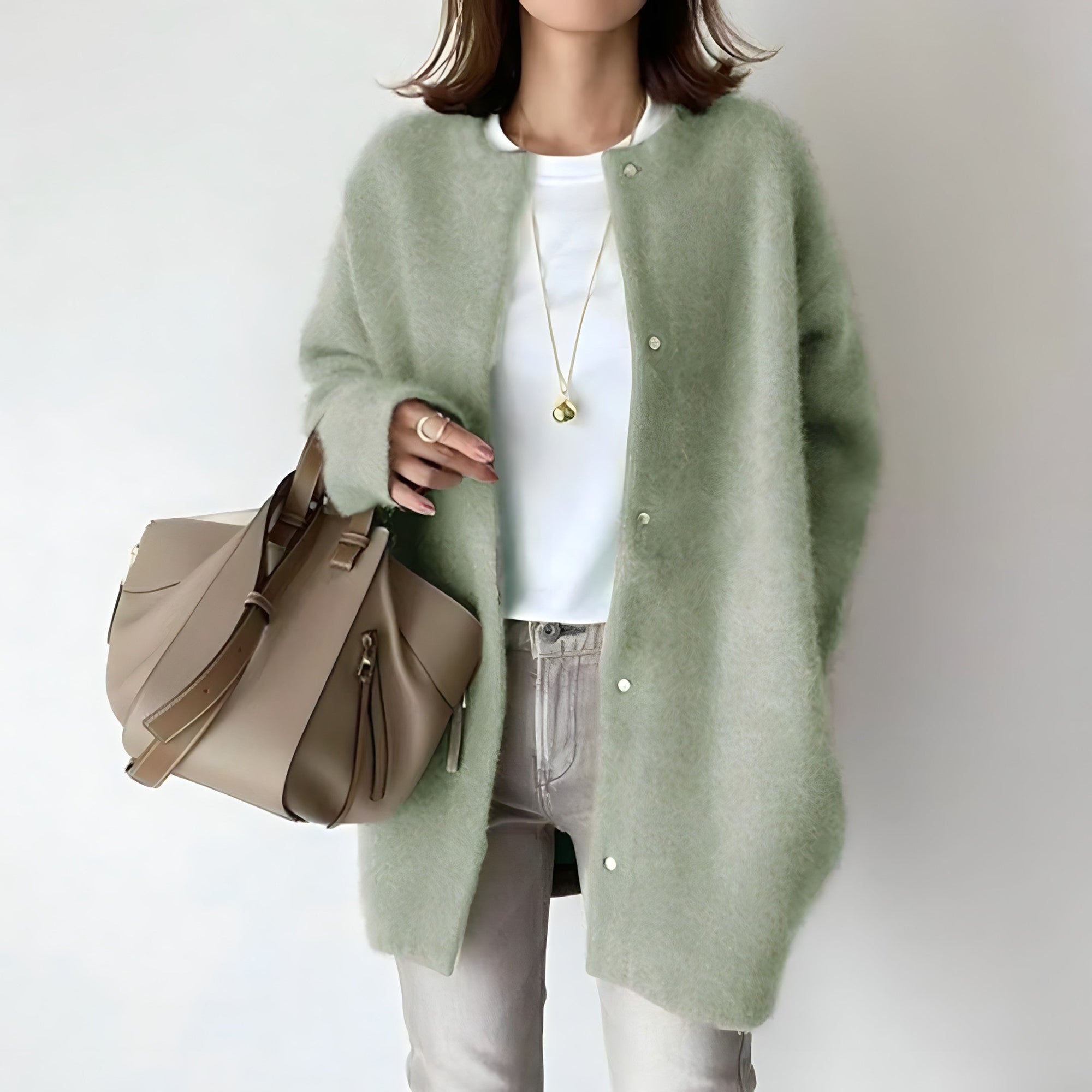 Krohn-e | Strickjacke mit Knopfleiste