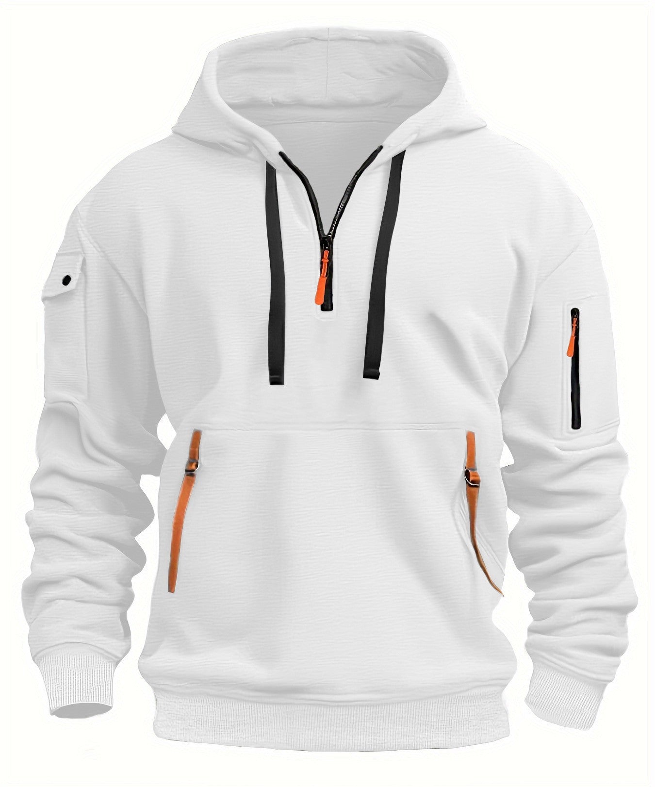 Krohn-e | Herren Sweatshirt mit Kapuze und Taschen