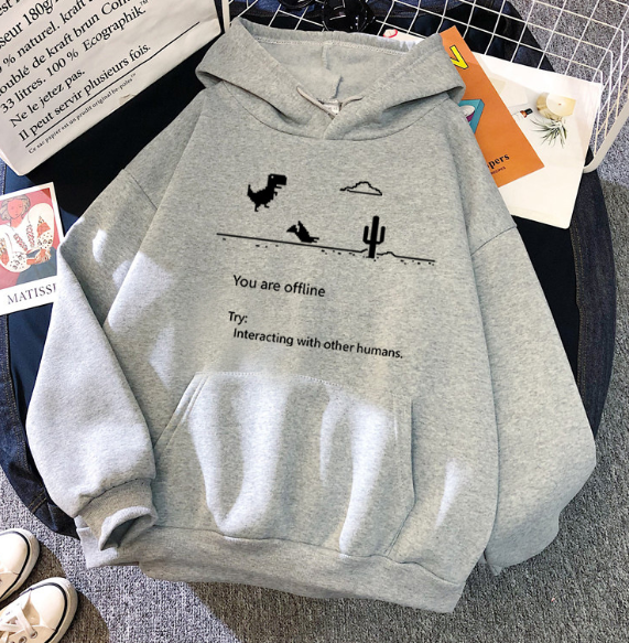 Funky Kapuzenpullover von Fudus in Übergröße