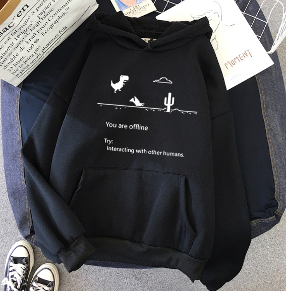 Funky Kapuzenpullover von Fudus in Übergröße