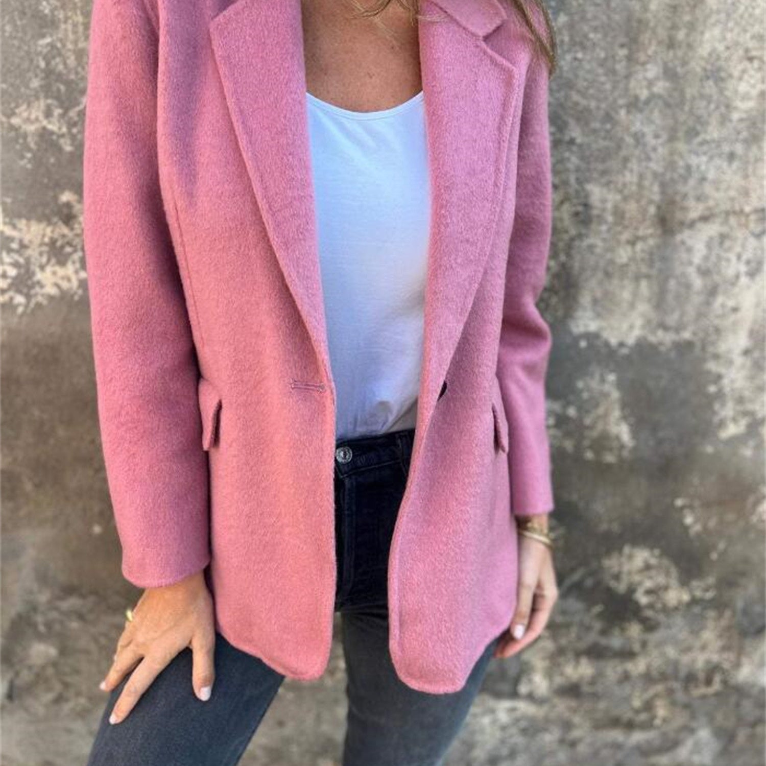 Krohn-e | Klassische Wolljacke Stilvoll und Komfortabel