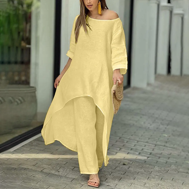 Elegantes 2-teiliges Leinen-Set Vigga