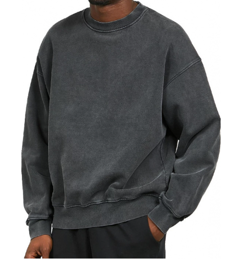 Krohn-e | Lässiges Sweatshirt mit Rundhalsausschnitt Baumwolle Weich und Bequem