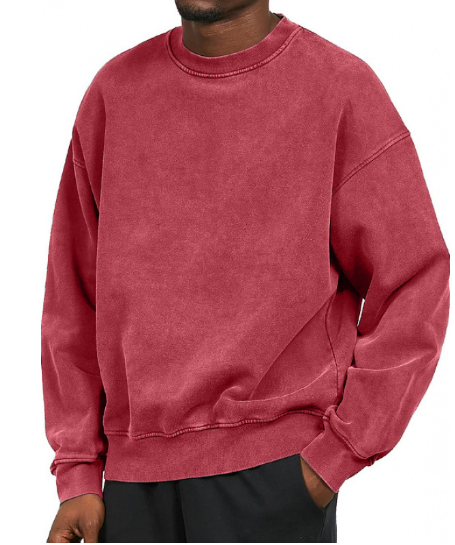 Krohn-e | Lässiges Sweatshirt mit Rundhalsausschnitt Baumwolle Weich und Bequem