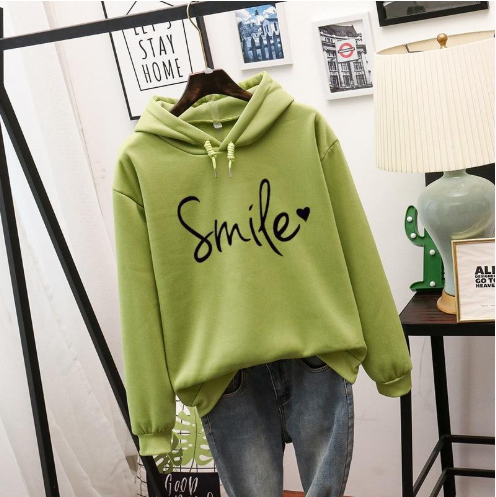 Krohn-e | Hoodie mit Druck Baumwollmischung Lässiger Stil