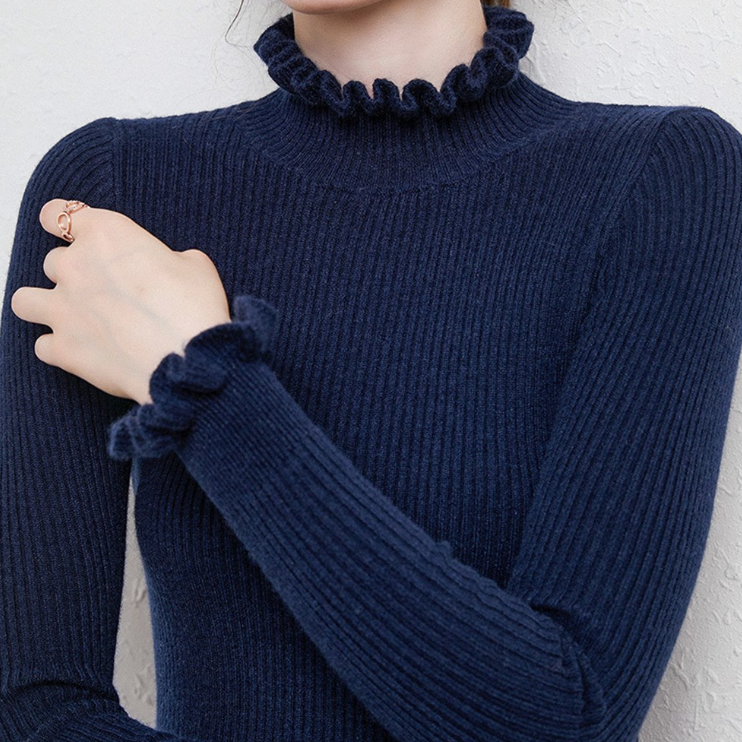 Sanura Kaschmirpullover mit Rollkragen