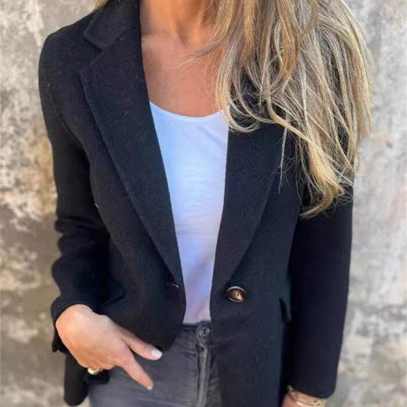 Krohn-e | Klassische Wolljacke Stilvoll und Komfortabel
