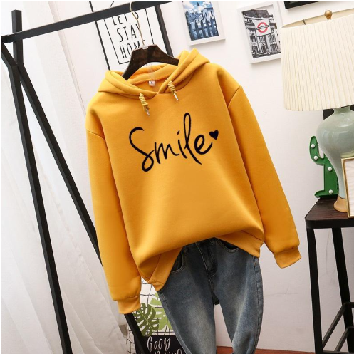 Krohn-e | Hoodie mit Druck Baumwollmischung Lässiger Stil