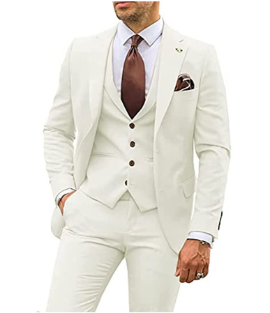 Krohn-e | Elegantes Business Satz für Herren [Jacke + Hose]