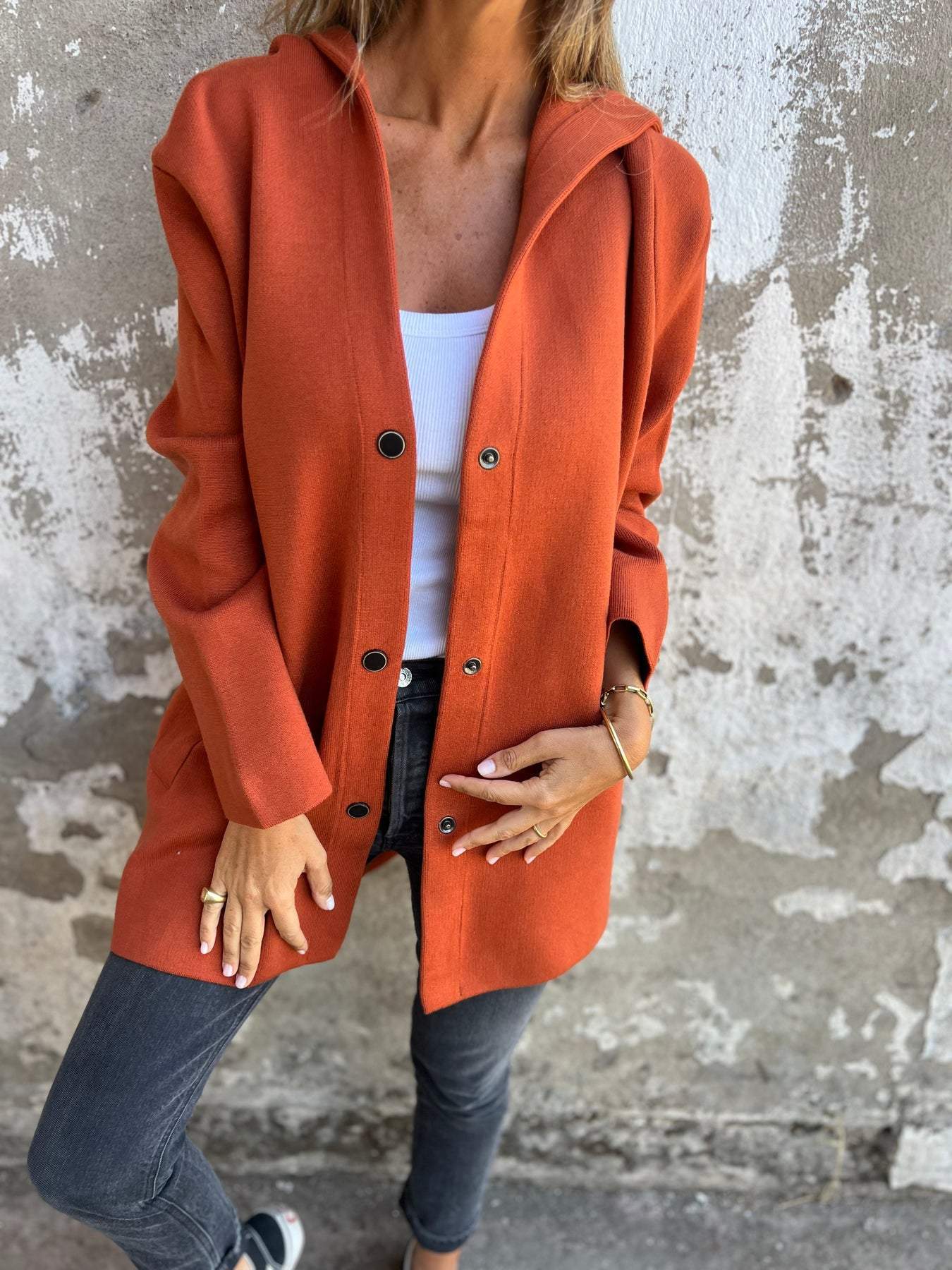 Krohn-e | Lange Schicke Jacke für Frauen