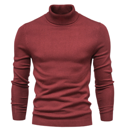 Krohn-e | Klassischer Rollkragenpullover Weich und Stilvoll Wollmischung