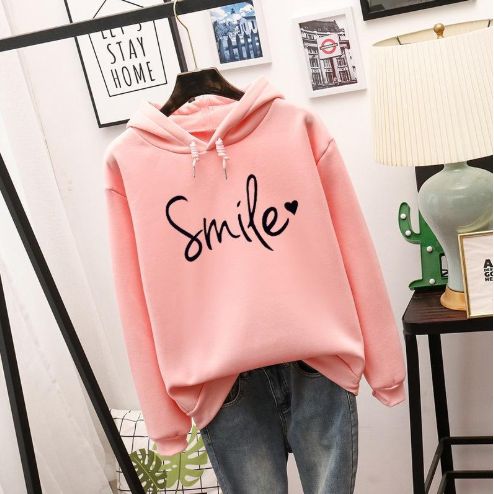 Krohn-e | Hoodie mit Druck Baumwollmischung Lässiger Stil