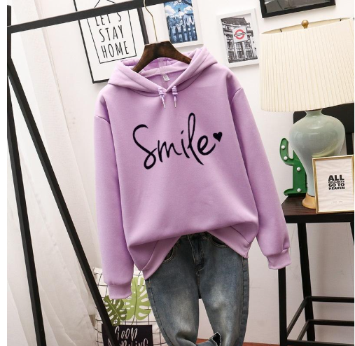 Krohn-e | Hoodie mit Druck Baumwollmischung Lässiger Stil