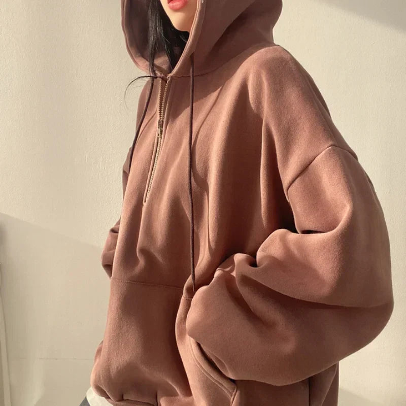 Fudus Damen Kapuzenpullover: Komfort und Stil vereint im Harajuku-Look