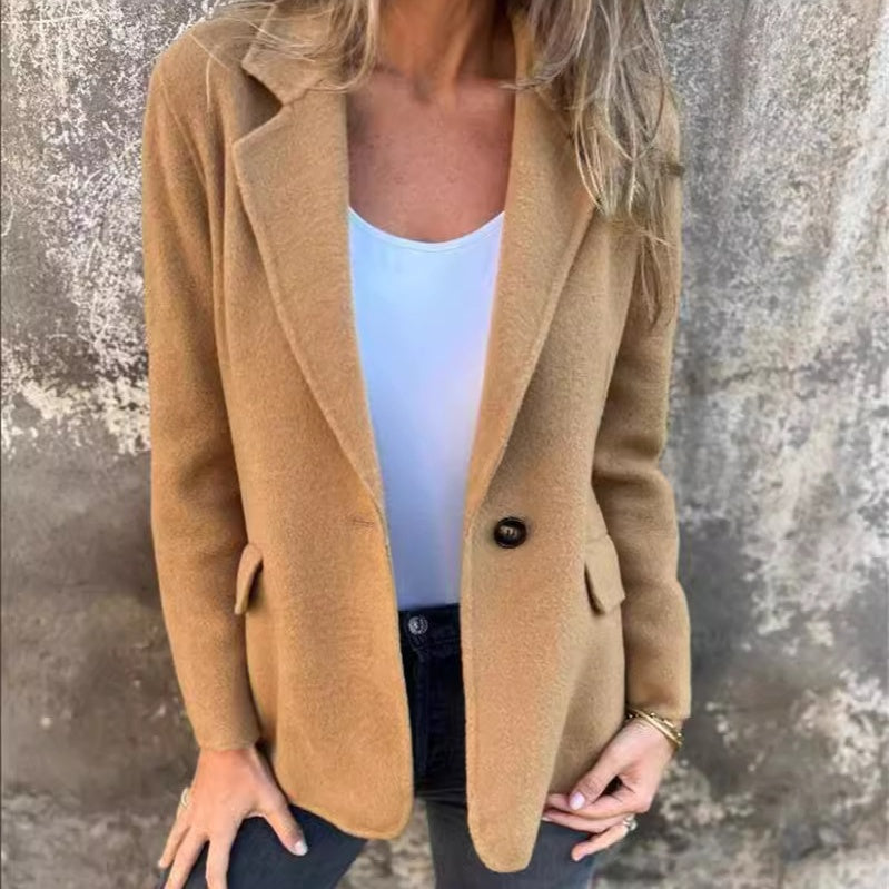 Krohn-e | Klassische Wolljacke Stilvoll und Komfortabel