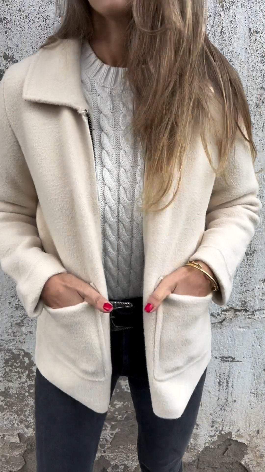 Krohn-e | Slim Jacket With Pockets For Women