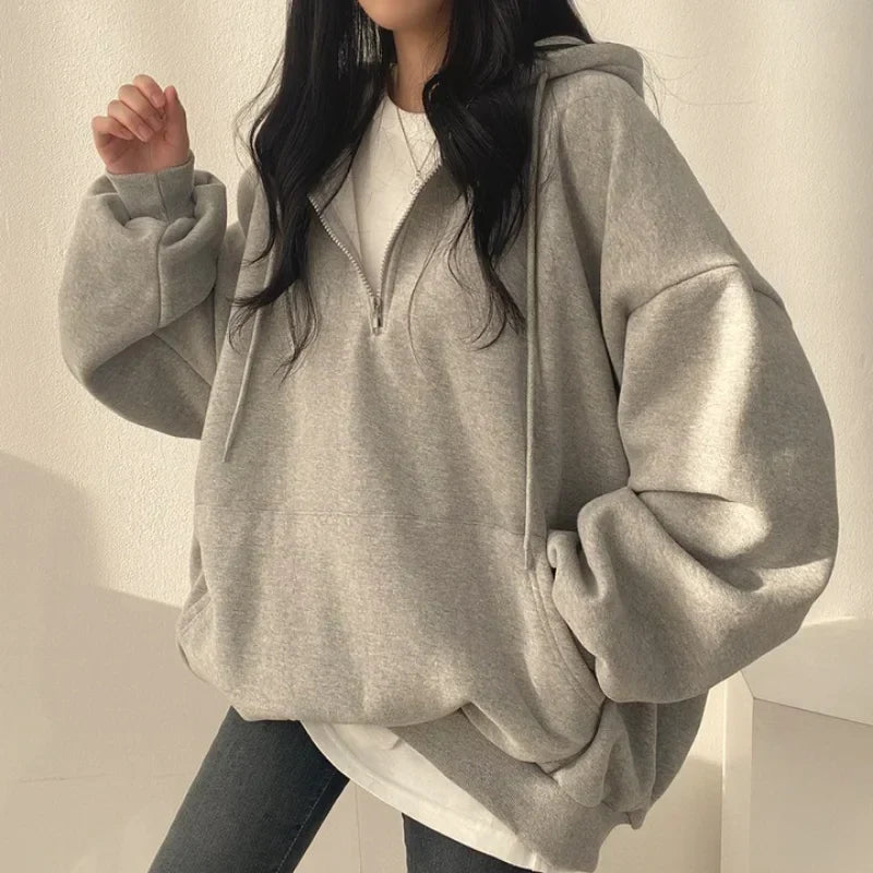 Fudus Damen Kapuzenpullover: Komfort und Stil vereint im Harajuku-Look
