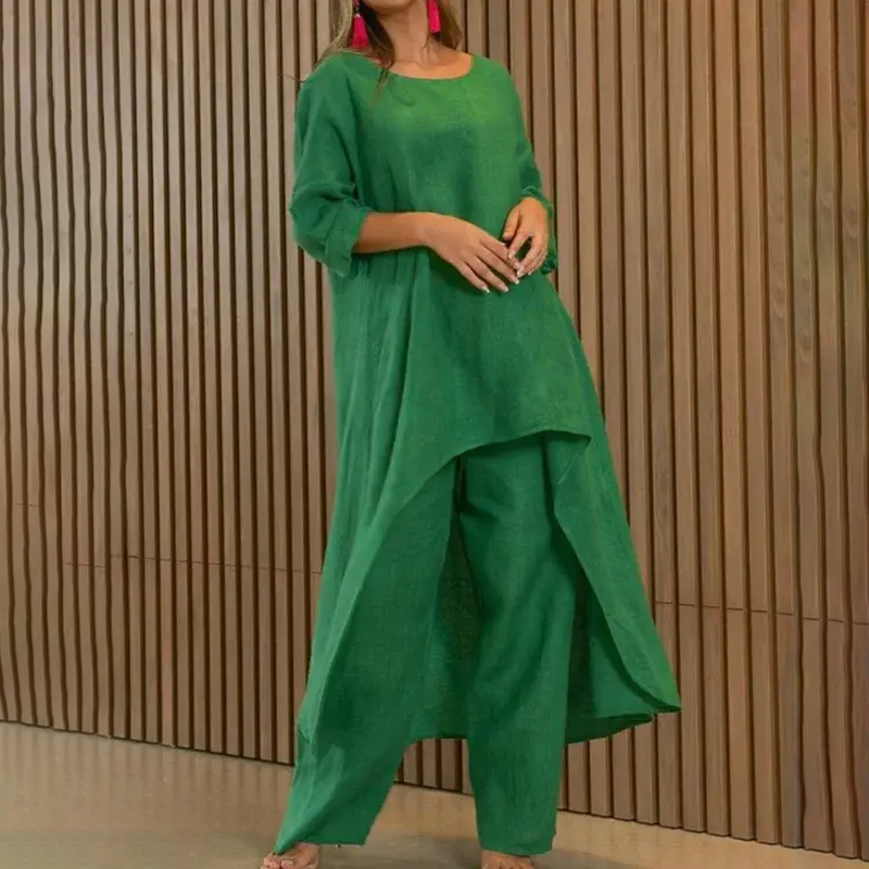 Elegantes 2-teiliges Leinen-Set Vigga