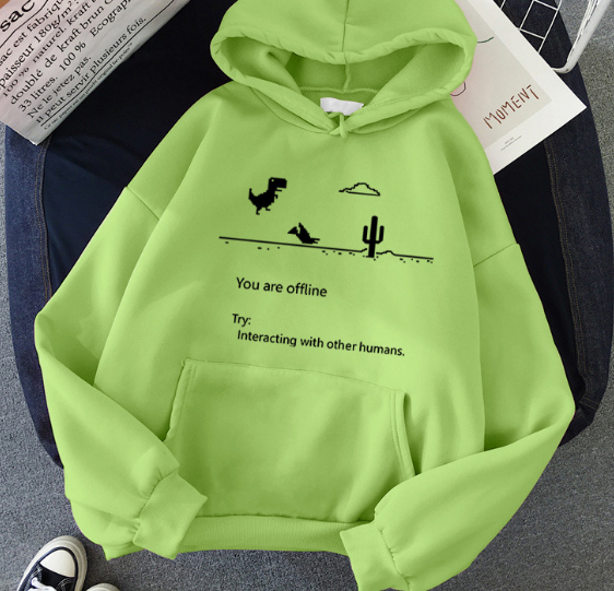 Funky Kapuzenpullover von Fudus in Übergröße