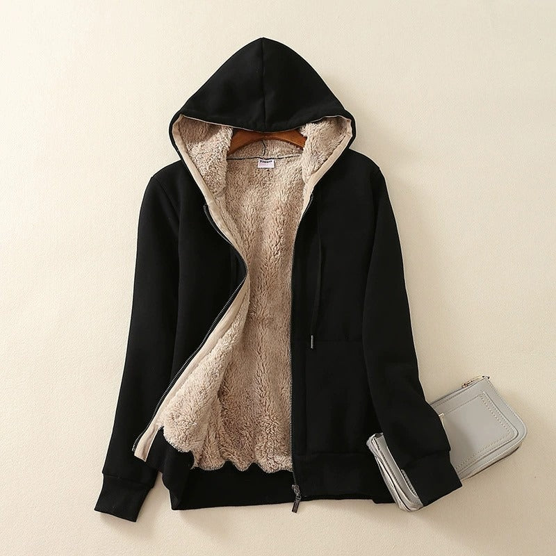 Krohn-e | Kapuzenjacke Sherpa Gefüttert