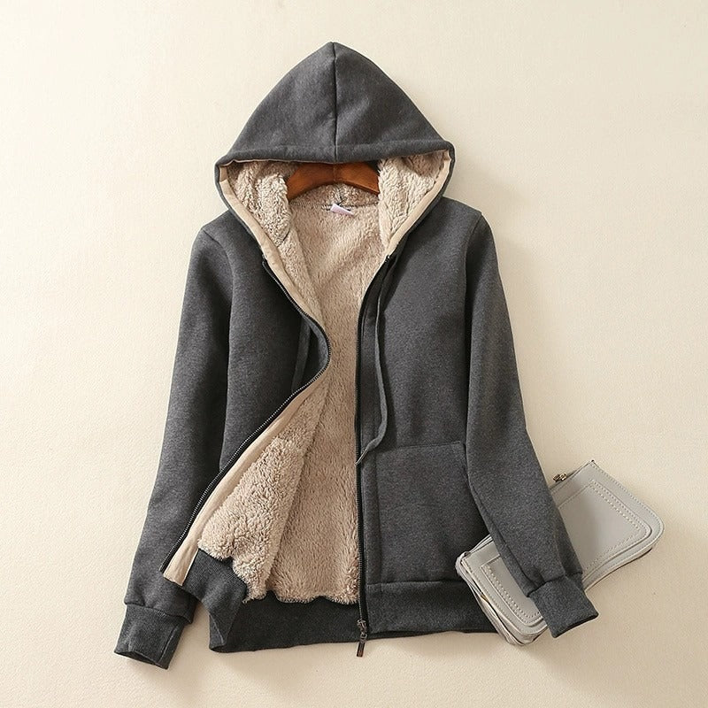 Krohn-e | Kapuzenjacke Sherpa Gefüttert