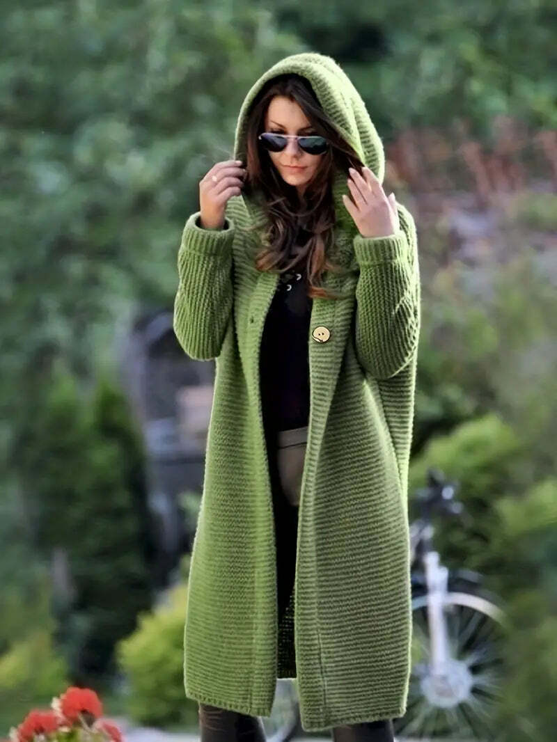Krohn-e | Warme Longline Strickjacke