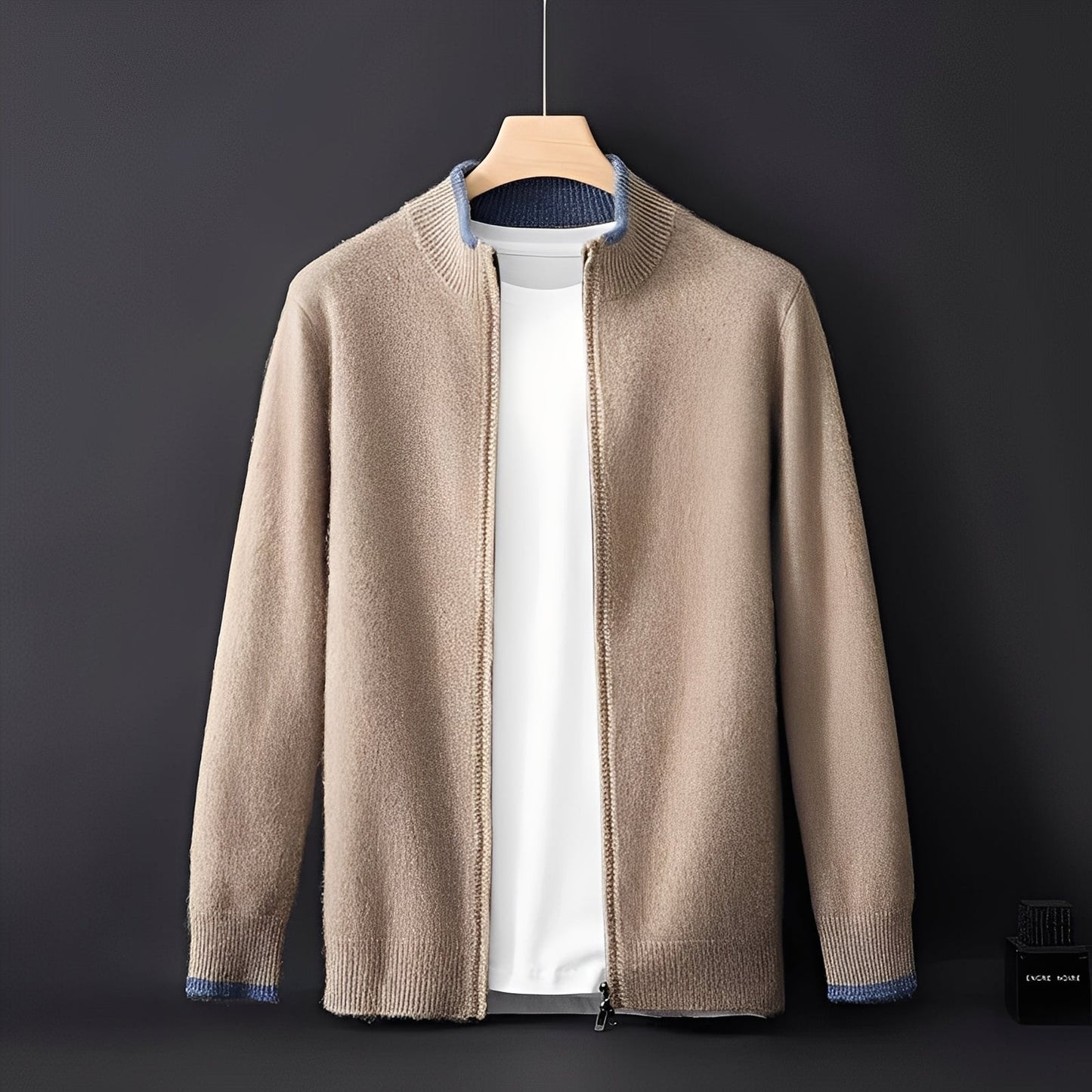 Krohn-e | Lässiger Cardigan mit Reißverschluss für Herren