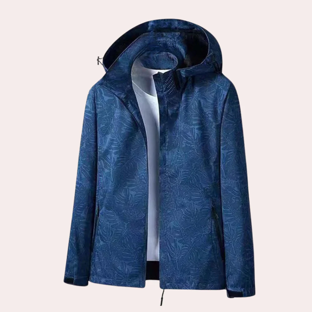Krohn-e | Jacke - Leichtgewicht Gerade Passform - Abnehmbare Kapuze - Reißverschluss Taschen
