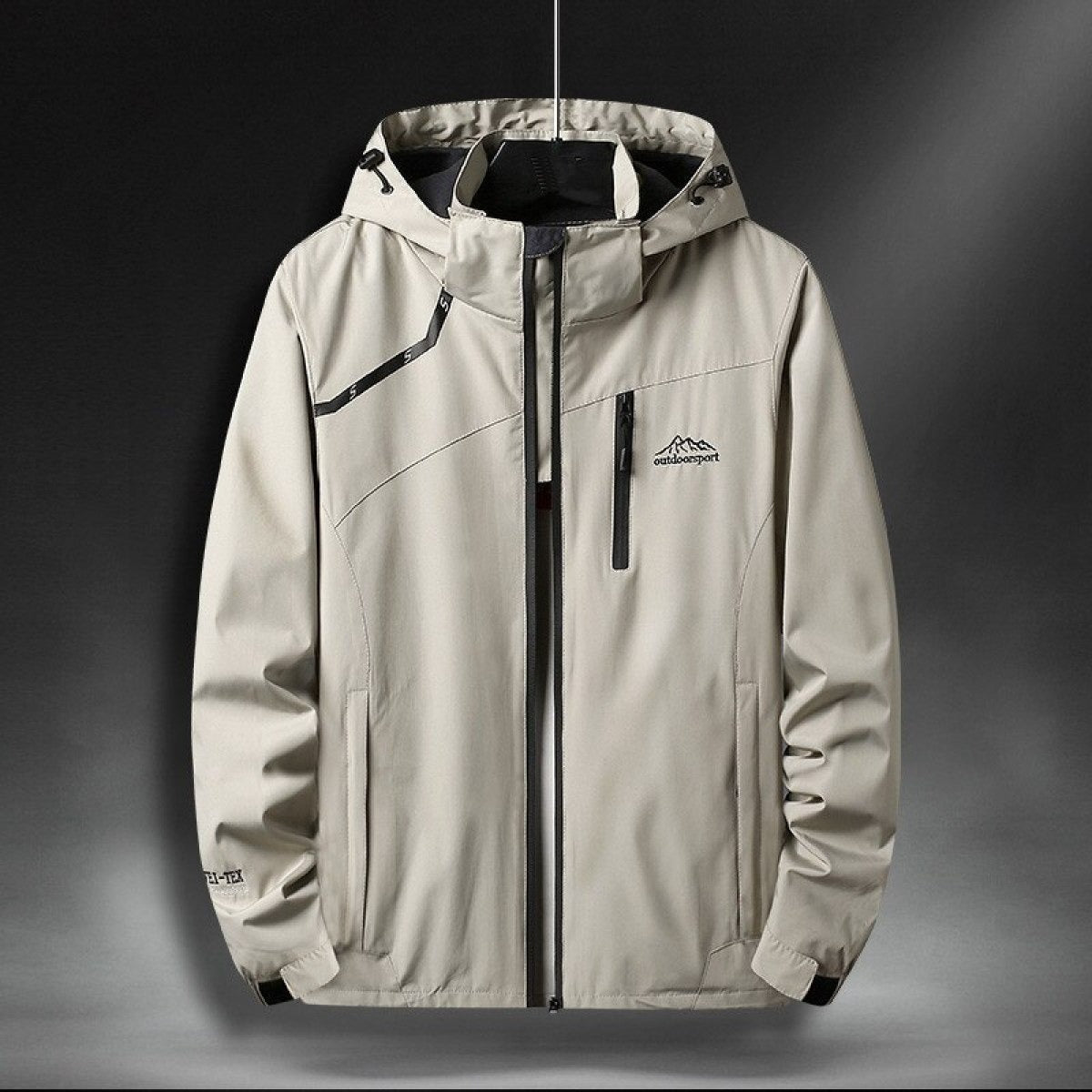 Krohn-e | Wasserdichte Herrenjacke mit Kapuze