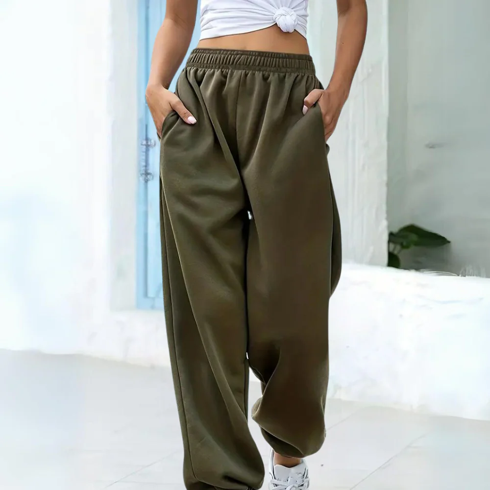 Krohn-e | Lockere Damen Jogger mit Elastischem Taillenbund
